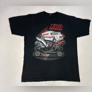 Snap-On Graphic T-shirt Men XL Black Short Sleeve